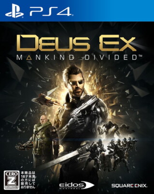 PS4 Deus Ex Mankind Divided Square Enix Action RPG NTSC-J Japan Import