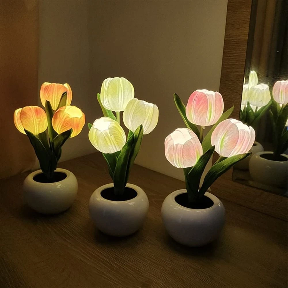 Led flower lamp deals