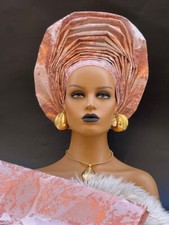 Adejoke African Headtie Auto Gele, Headgear.