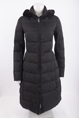 ホットプレート セール 38 Sz Coat Jacket Down Womans Jeans Armani XS Black 2 US パーカー