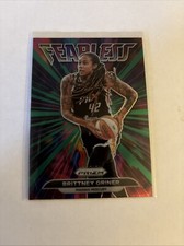 2022 Panini Prizm WNBA - Fearless Green Prizm #9 Brittney Griner
