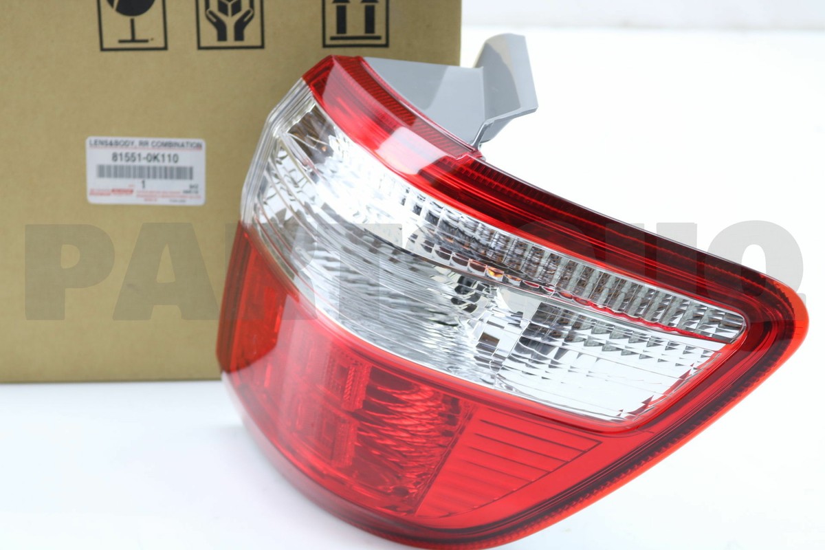 815510K110 Genuine Toyota LENS, REAR COMBINATION LAMP, RH 81551