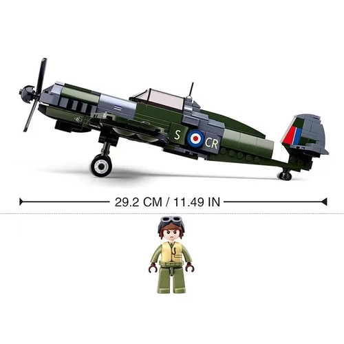 Building Blocks SLUBAN M38-B0712 Spitfire Toys - Picture 3 of 5