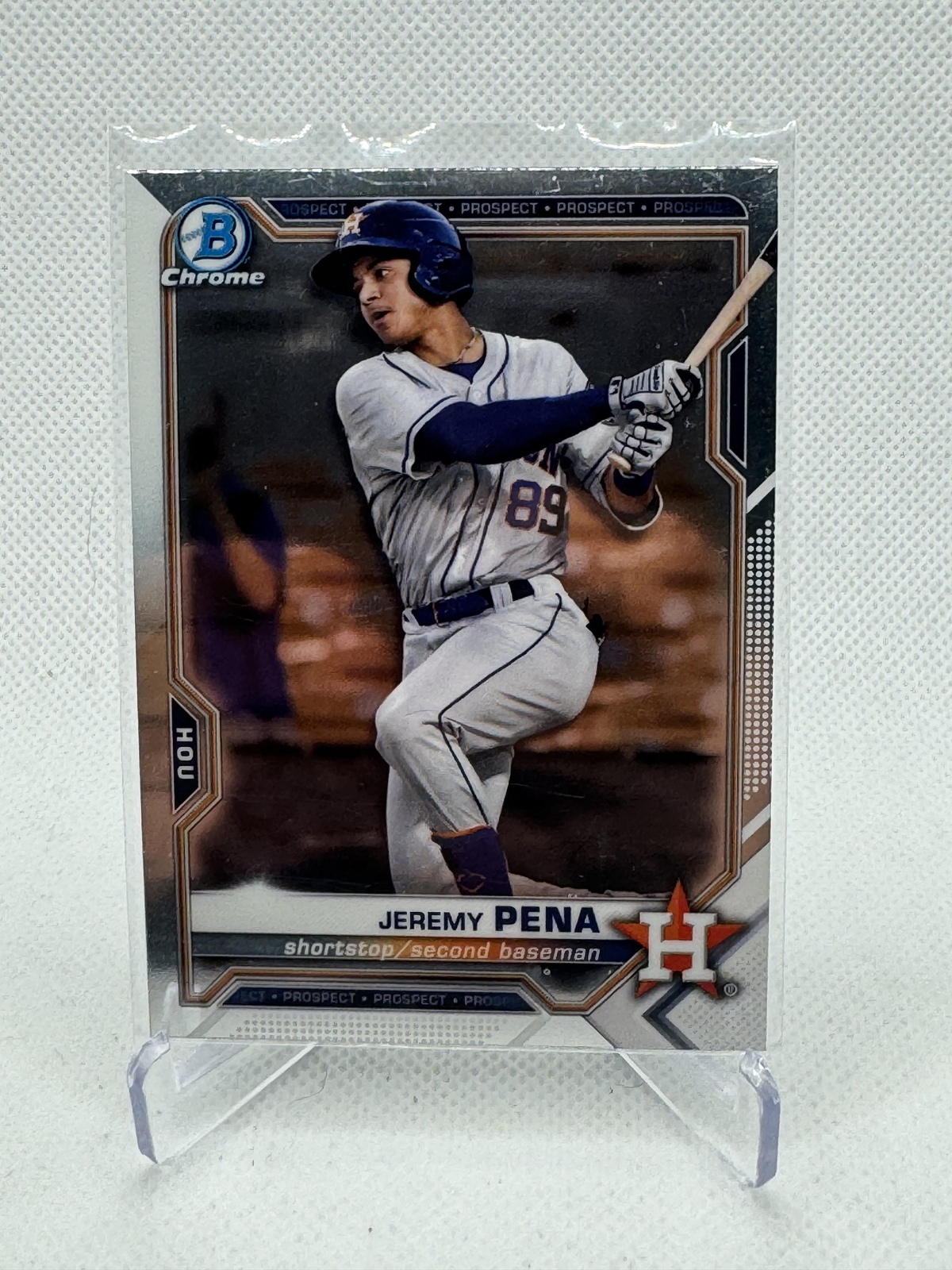 2021 Bowman Chrome #BCP-190 Jeremy Pena Prospects