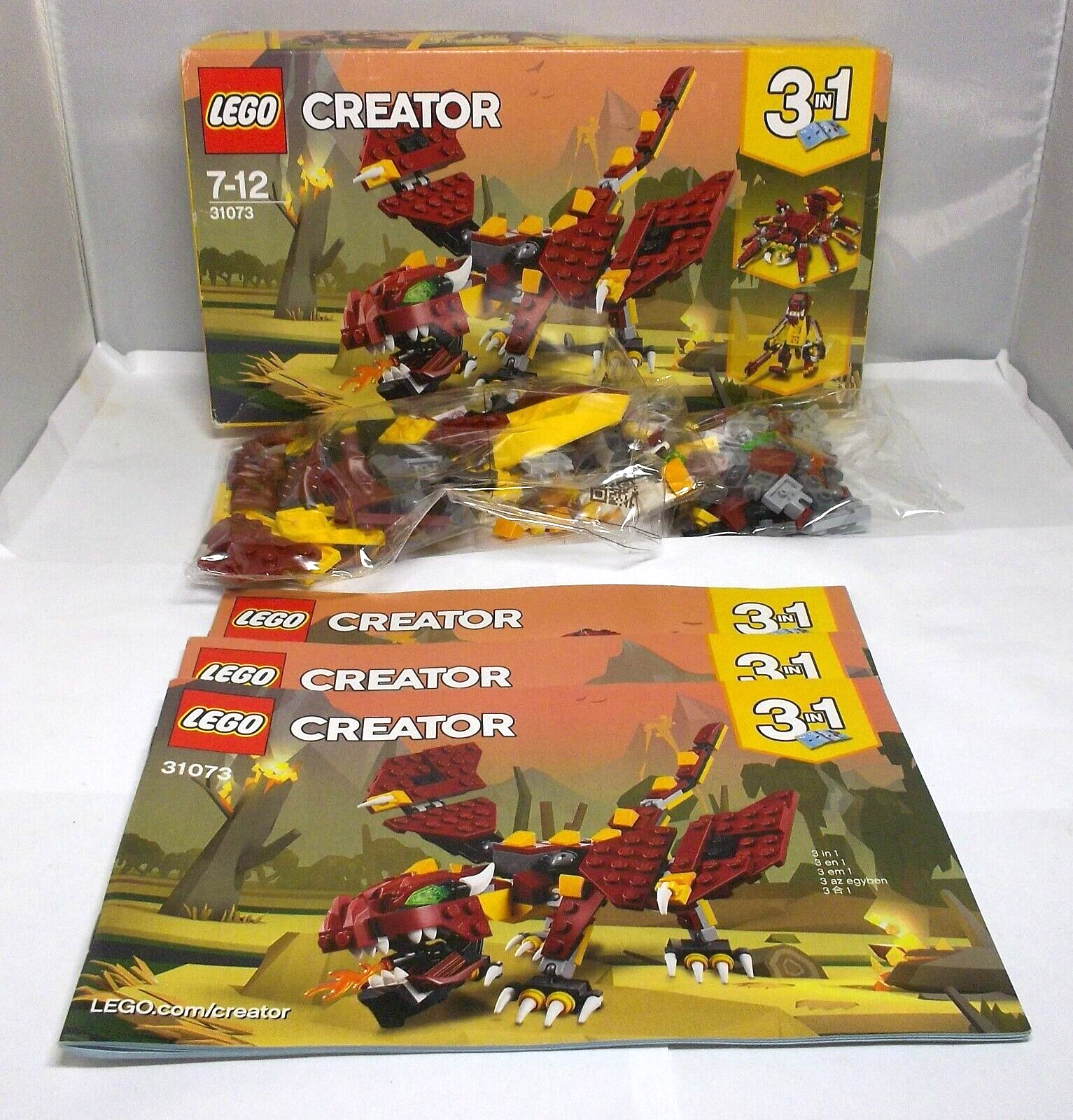LEGO CREATOR 3 IN 1 MYTHICAL CREATURES 31073