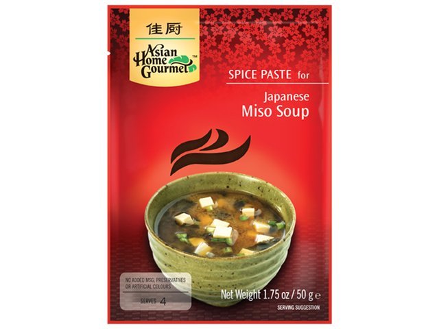 Asian Home Gourmet Japanische Miso Suppe 50g AHG Soup Japan Gewürzpaste Paste