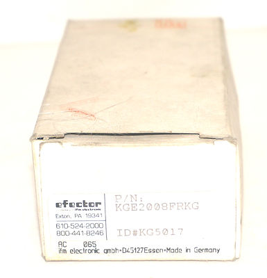 NEW EFECTOR KGE2008-FRKG PROXIMITY SENSOR  KG5017  KGE2008FRKG