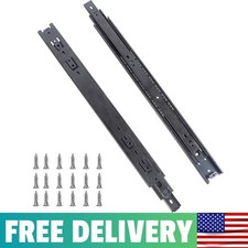 2 PCS 18 Inch Full Extension Ball Bearing Drawer Slides Heavy Duty Side Mount Ca