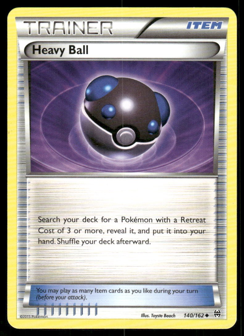 Heavy Ball XY - BREAKthrough [140/162] Uncommon NM Pokemon