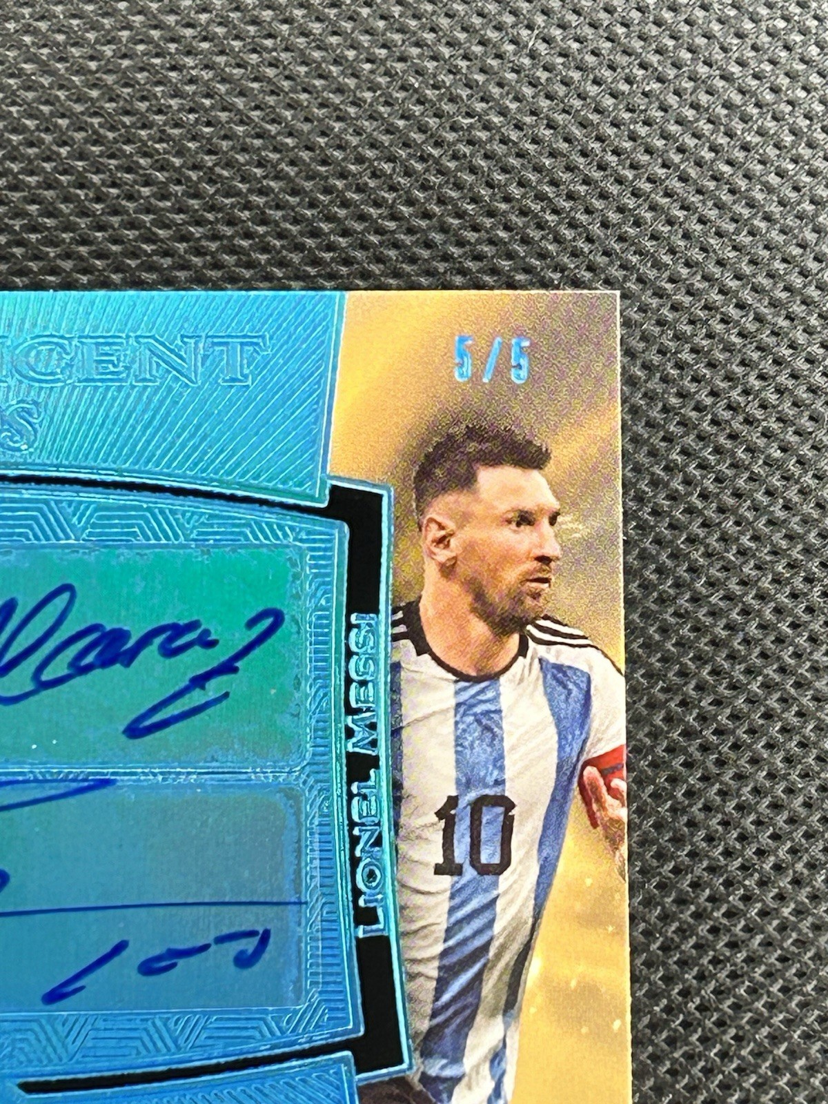 Leaf 2023 Magnificence Magnificent Duos MD-3 Messi Alcaraz Dual Auto 5/5 view 2