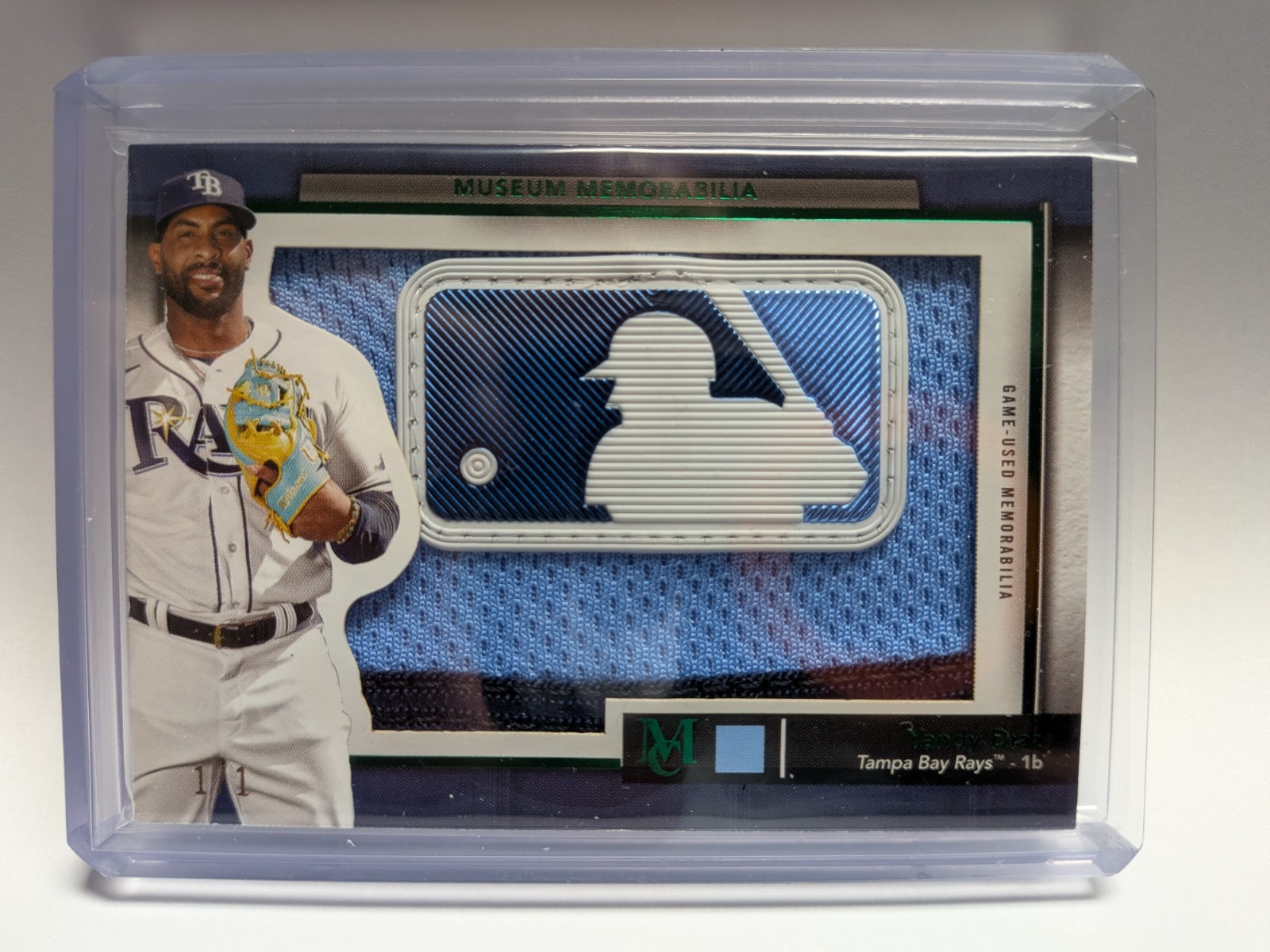 2024 Topps Museum Yandi Diaz Museum Memorabilia Logoman 1/1 MM-YD