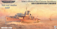 Kit maquette TM35008FH 1/350 HMCS classe fleur Corvette Snowberry version coque complète
