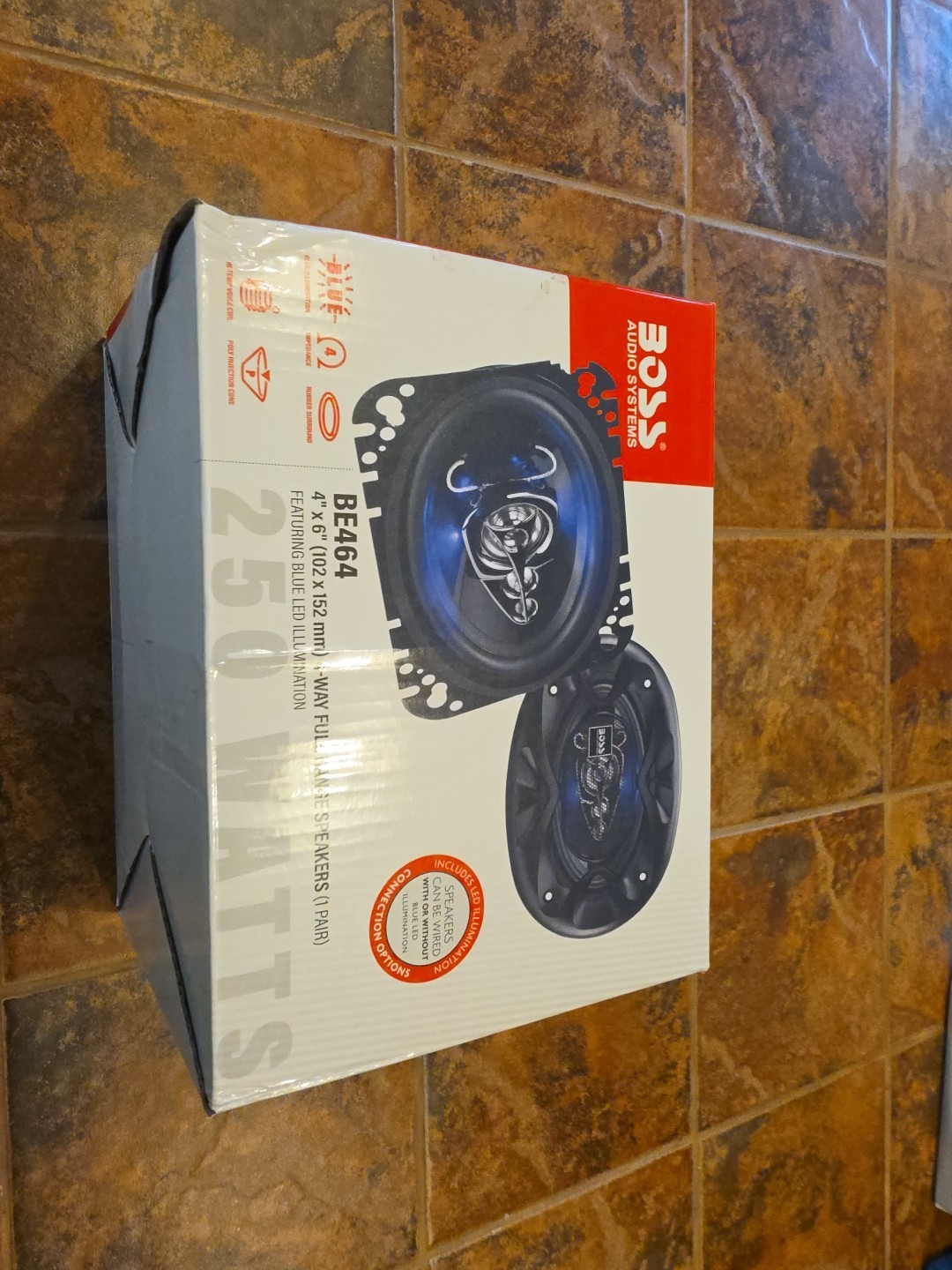 Boss Audio Rage 4"x6" 4 Way 250 Watt Full Range Speaker Pair