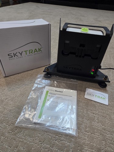 SkyTrak Launch Monitor with upgraded Protective Metal stand