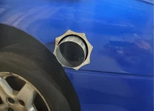 JEGS 31954 Exhaust Pipe Fender Exit Bezel for 5 in. Collectors [5 1/2 in. I.D.