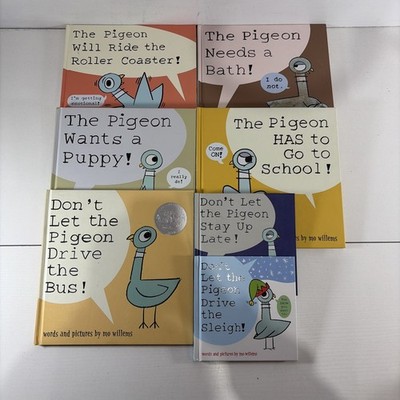 Mixed Lot of 7 Mo Willems Hardcover Children's Books The Pigeon Series