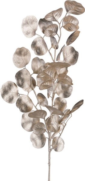 KüNstlicher Eukalyptuszweig, 2Er Set, Farbe Champagner, HöHe Ca. 77 Cm-image