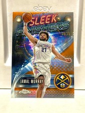2025-26 Topps Chrome Basketball Jamal Murray Orange /25 Sleek Finishers SSP
