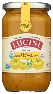 Lucini Savory Golden Tomato Organic Sauce 24 Oz Pasta