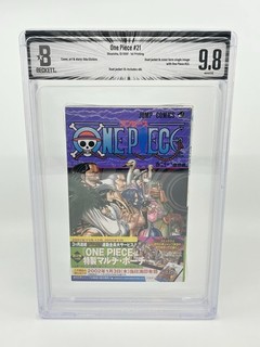 One Piece Manga BGS 9.8 1st Printing Vol.21 Japanese comic White Pages