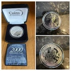 2000 American Eagle Silver Dollar / 1 oz .999 Silver / Uncirculated