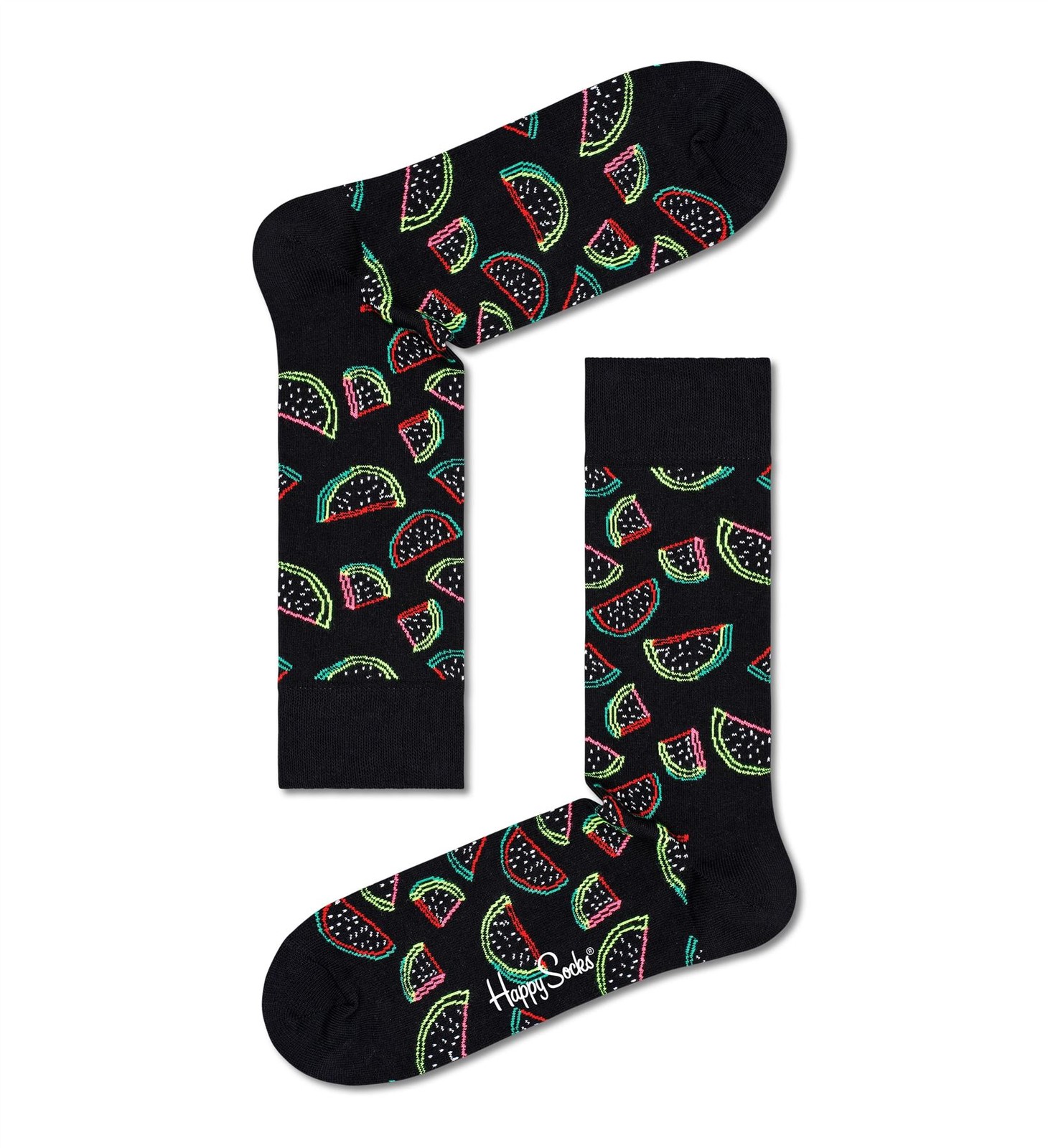 Happy Socks Crew Socks EU Size 41-46 Watermelon