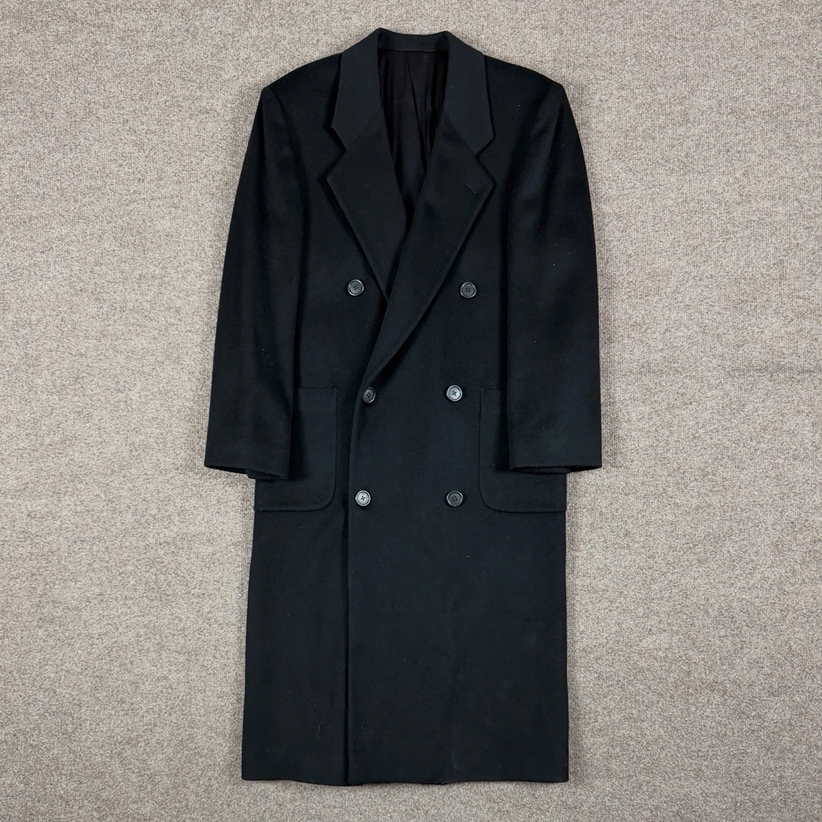 Perry Ellis Black Coats, Jackets & Vests Wool Outer Shell for Men