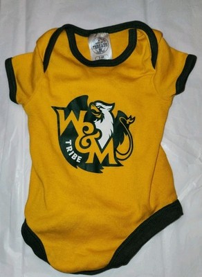 ncaa rivarly threads WILLIAM & MARY TRIBE one piece 3 to 6 months