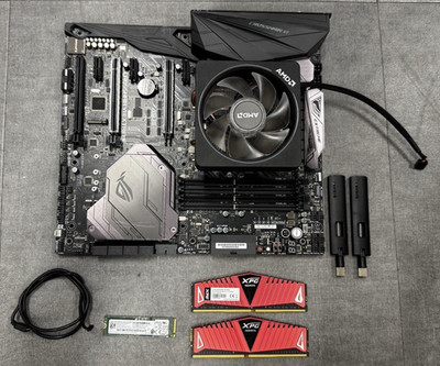 ASUS ROG CROSSHAIR VI EXTREME Motherboard AMD X370 Ryzen 2700X 16DDR4 256GB NvME