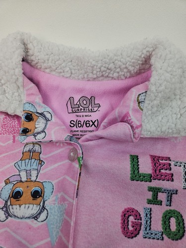 L.O.L. Überraschung! Mädchen Gr. Small Fleece Langarmshirt & Hose 2-teiliges Pyjama Set - Bild 3 von 5