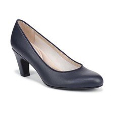 Women's LifeStride Parigi-Plus Dress Pumps Lux Navy Faux Leather