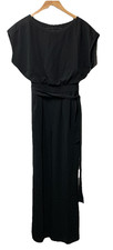 Eliza J Women's Cap Short Sleeve Wide Leg Jumpsuit Black Size 0 Formal Business