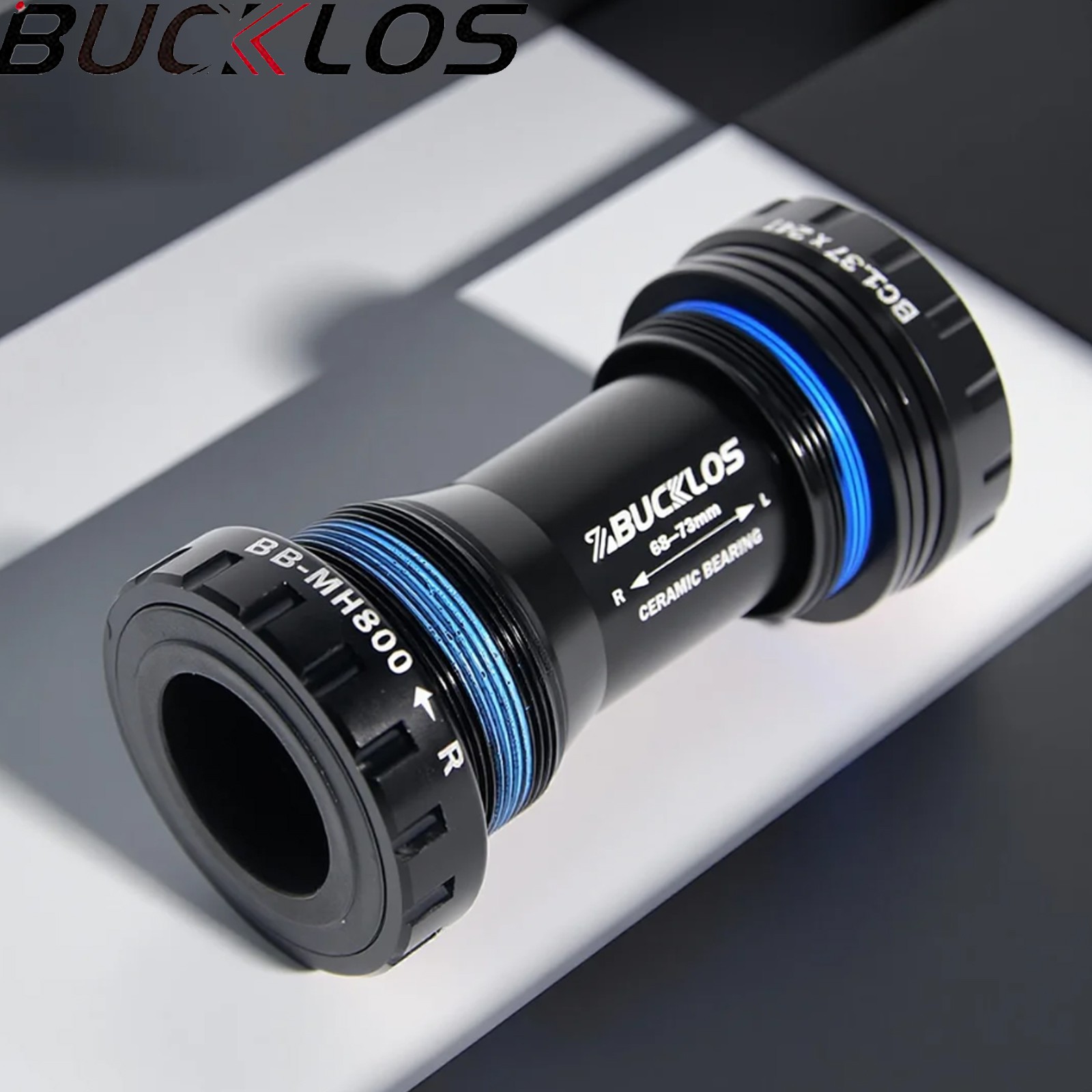 BB 68/73mm filettato MTB bici da corsa pedaliera cuscinetto in ceramica per Shimano Hollowtech II
