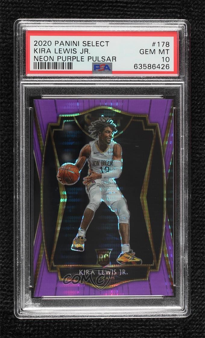 2020 Select FOTL Neon Purple Pulsar Prizm 1/5 Kira Lewis Jr #178 Rookie RC 15wb