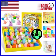 Delightful 30 PCS Kids Bath Bomb Gift Set - Organic Bubble Fun with Glow Toys