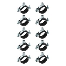 10pcs 1-9/16" Split Ring Pipe Hanger Wall Mount Pipe Bracket Clamp M8, M10
