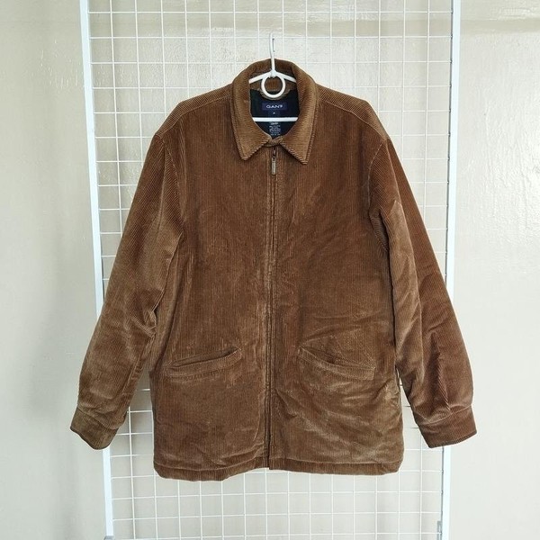 Men Gant Jacket Brown Corduroy 42 / XL / 50