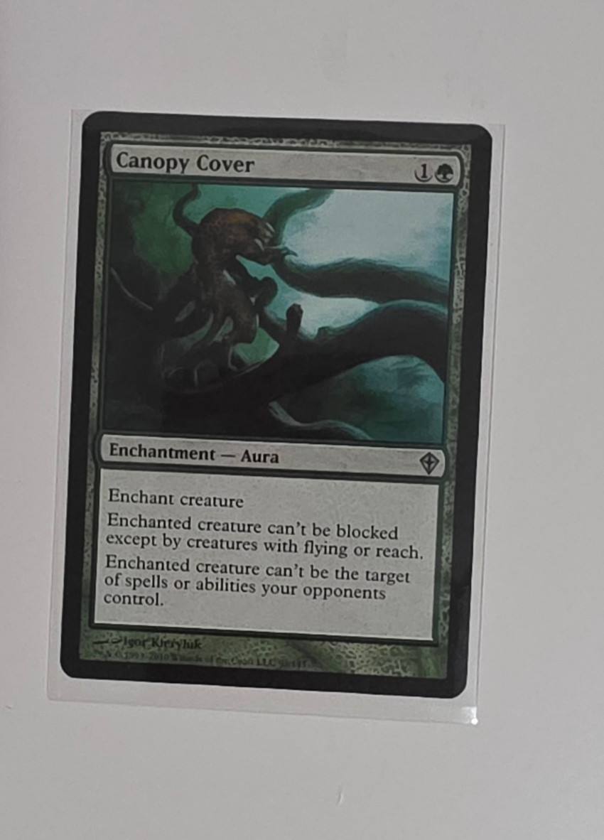 MTG Canopy Cover - Worldwake #98  Magic The Gathering LP