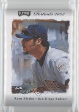 2003 Playoff Portraits Silver Materials 13/50 Ryan Klesko #61 1o3