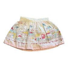 OshKosh B'gosh Baby Girl Skirt 12M Beach Boardwalk Skort Built-In Bloomers
