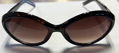 Tortoise Shell Cole Haan C6035 Oval Sunglasses Acetate Frame 58-18-140 Gradient