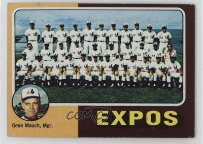 1975 Topps Team Checklist Team Gene Mauch Montreal Expos #101 0z0n