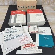 Borland dBase IV 1.5 LAN Pack: Quick Reference, Programming, Language  4 Disks