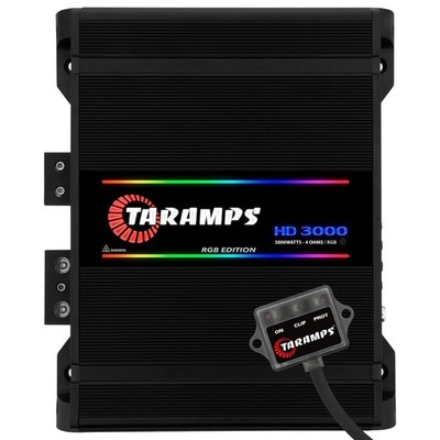 Taramps HD 3000 4 Ohms RGB Effects 1 Channel 3000 Watts RMS