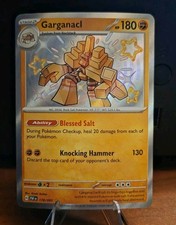 Pokémon TCG Garganacl Scarlet & Violet: Paldean Fates 178/091 Holo Shiny Rare