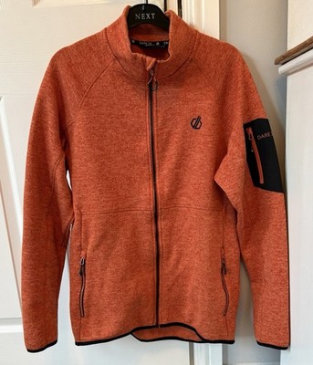 Herren Dare2b Fleecejacke Full Zip Orange Größe M