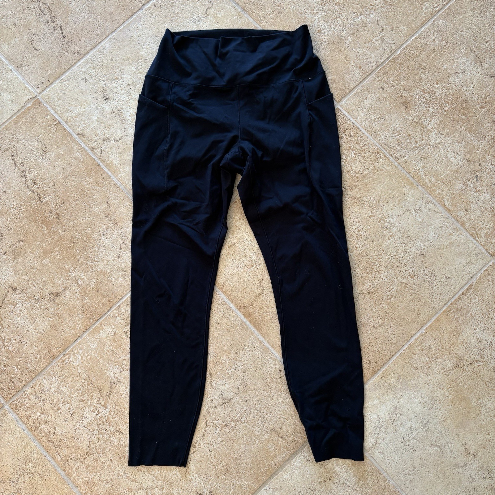 Spyder Active Womens Leggings with Pockets 33” Black - Medium