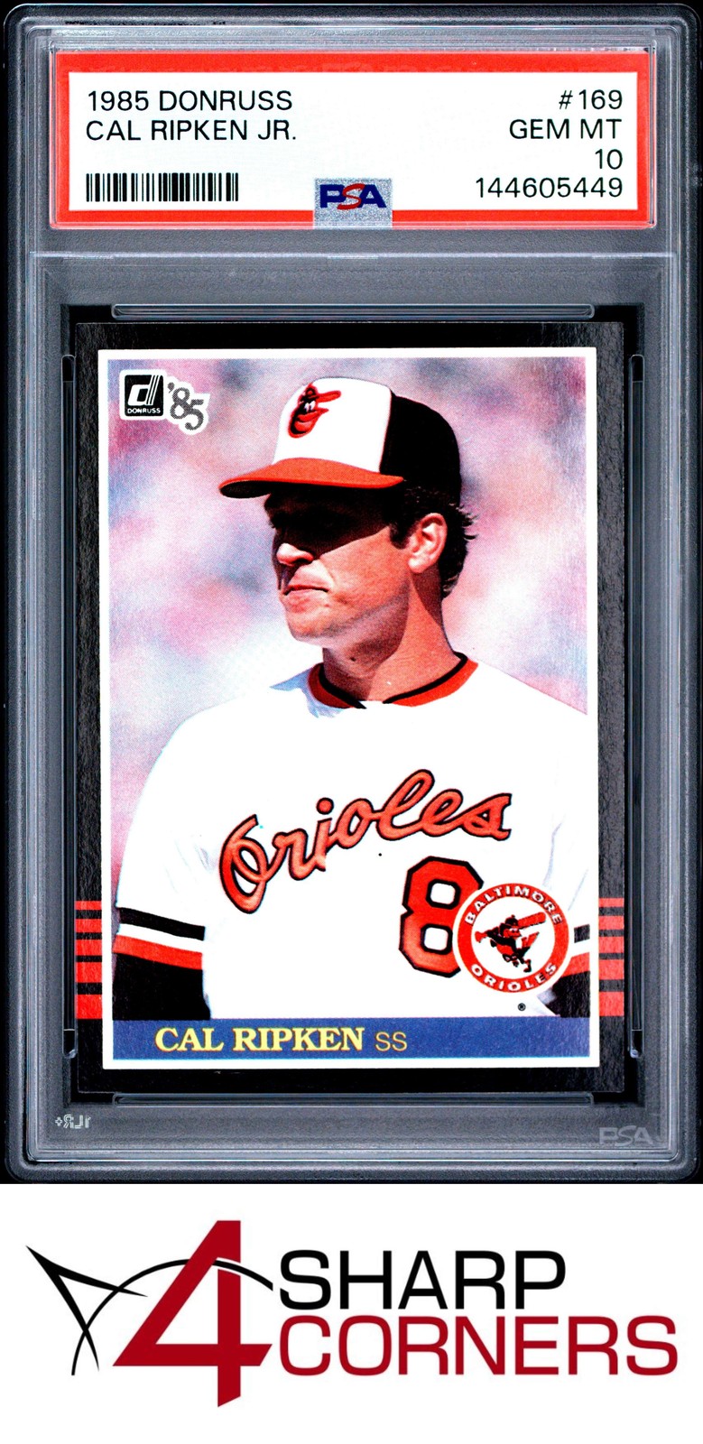 1985 DONRUSS #169 CAL RIPKEN JR. ORIOLES HOF PSA 10