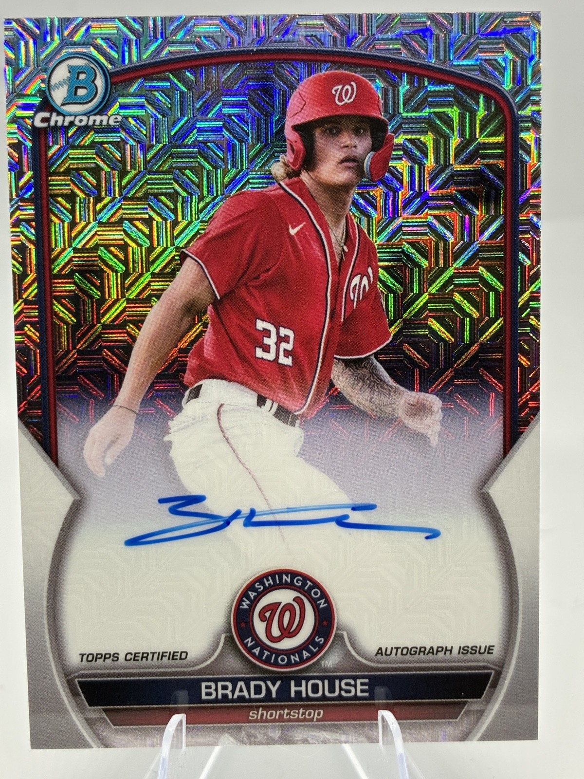 2023 Bowman Chrome - Brady House Mega Box Chrome Mojo Autographs #BCMA-BH