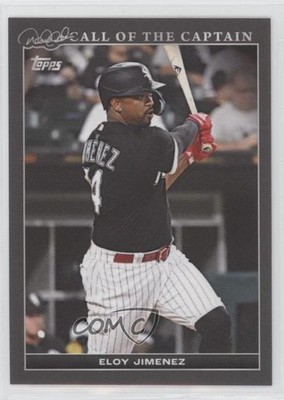 2022 Topps Derek Jeter Call of the Captain Black 75/125 Eloy Jimenez #23 0ly5